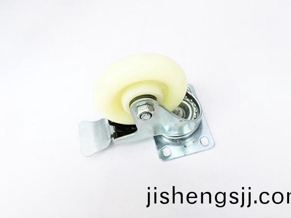 雙(shuang)軸(zhou)承白(bai)尼(ni)龍輪應(ying)用(yong)