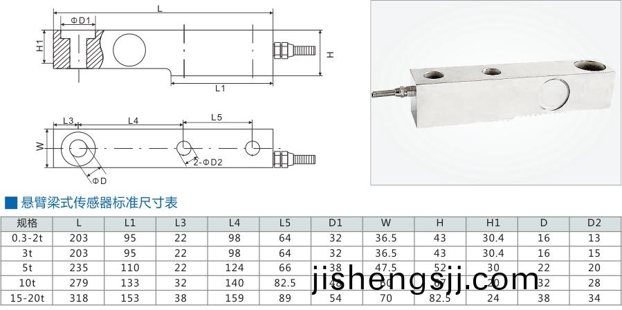 ML-QS-C懸臂(bi)樑(liang)式傳感器